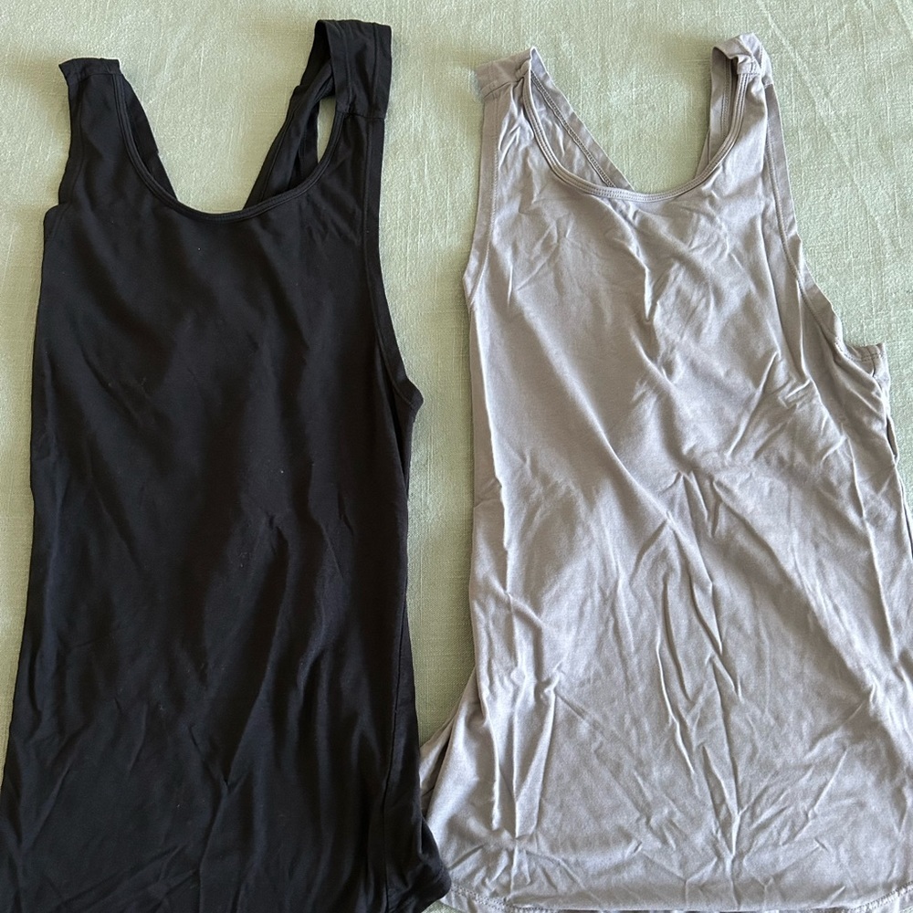 P’tula Ashley Tank Size S in Black/Gray